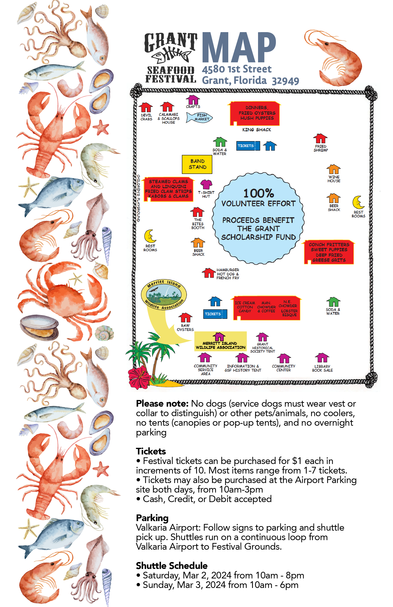 MIWA at Grant Seafood Festival - Merritt Island Wildlife Association